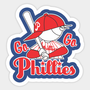 Philadelphia Phillies Vintage 60s Design Sticker